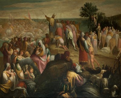 Los israelitas cruzando el Mar Rojo, c. 1610 de Donducci