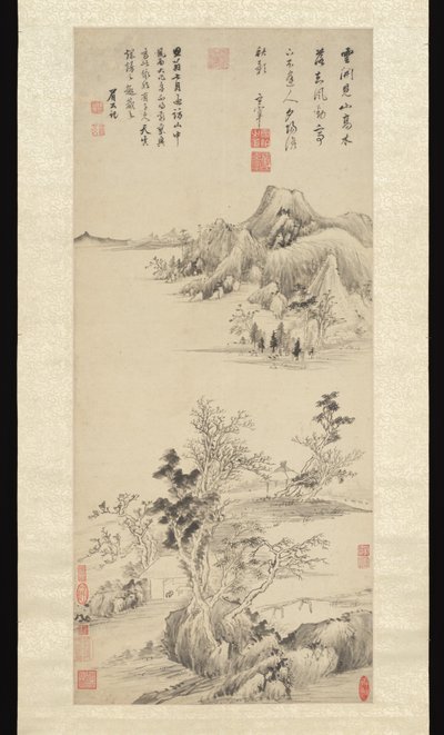 Montañas otoñales de Dong Qichang
