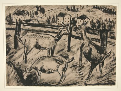 Cabras y Paisaje de Dora Bromberger