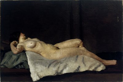 Figura femenina acostada de espaldas, 1912 de Dora Carrington