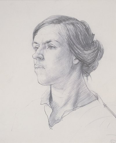 Cabeza de una joven de Dora Carrington