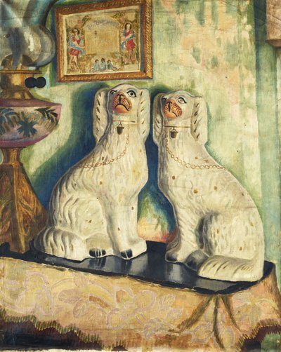 Perros de Staffordshire, c. 1928 de Dora Carrington