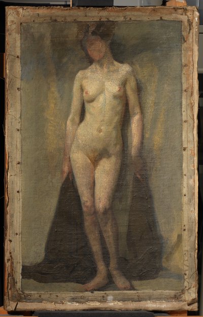 Desnudo Femenino de Pie, c. 1910 de Dora Carrington
