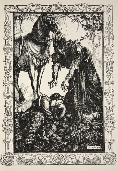 Palamides apareció ante ella, ilustración de 