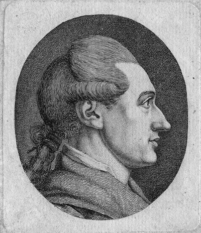 Retrato del autor Johann Wolfgang von Goethe 1749-1832 de Dora Stock