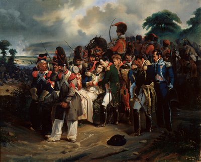 Napoleón despidiéndose del Mariscal Jean Lannes, 1858 de Dorian