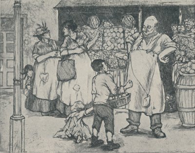 Marketing en los suburbios, 1920 de Doris Davis