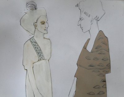 Diálogo sobre la moda antigua de Doris Schmitz