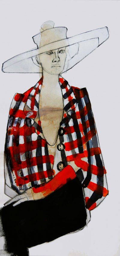 Moda a cuadros llamativos de Doris Schmitz