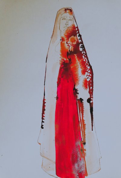 La Virgen Roja Brillante de Doris Schmitz