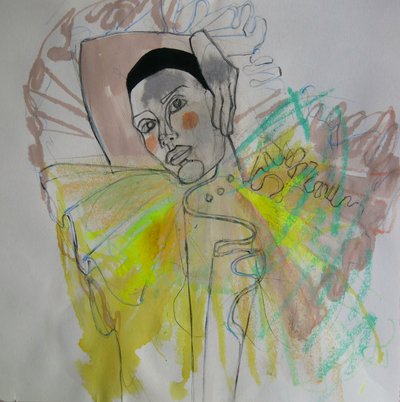 Retrato de moda a todo color de Doris Schmitz