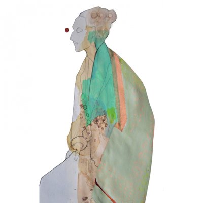 Figura abstracta contemplativa de Doris Schmitz