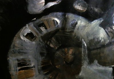 Remolino abstracto oscuro de Doris Schmitz