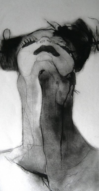Retrato dramático del cuello de Doris Schmitz