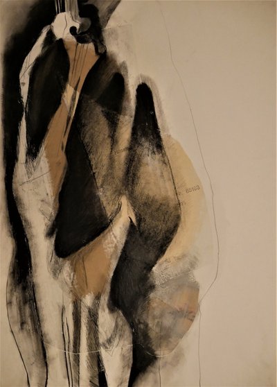 Figuras abstractas con drapeados de Doris Schmitz