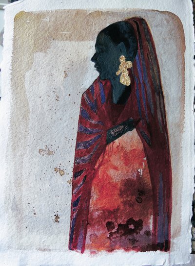 Elegante perfil africano de Doris Schmitz