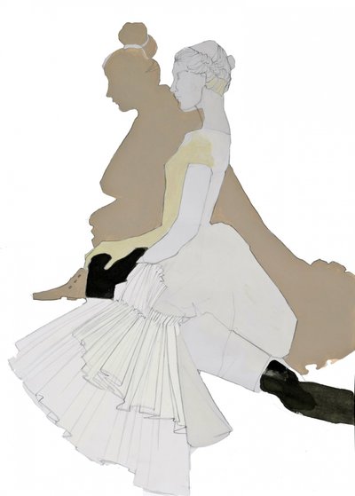 Elegante silueta de bailarina de Doris Schmitz