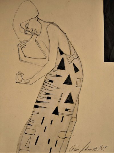 Elegante figura geométrica de Doris Schmitz