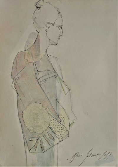 Perfil de una mujer elegante de Doris Schmitz