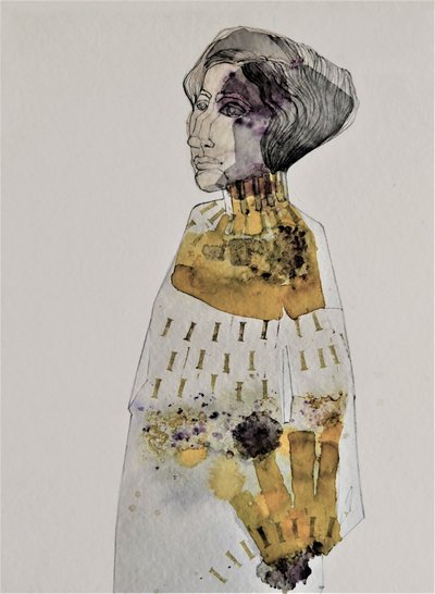 Perfil de una mujer elegante de Doris Schmitz