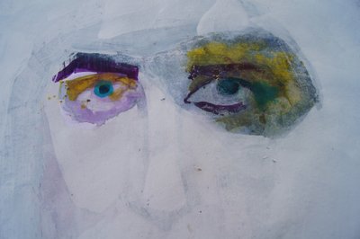 Rostro abstracto expresivo de Doris Schmitz