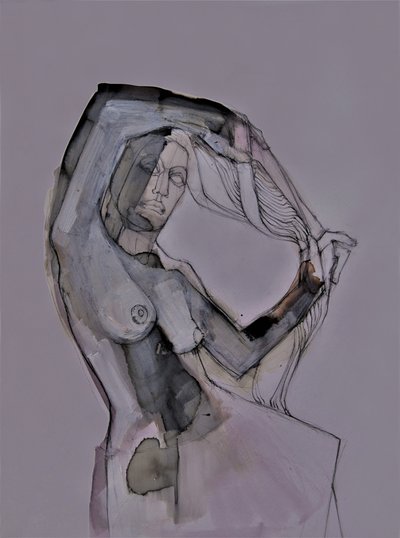 Figura femenina expresiva de Doris Schmitz