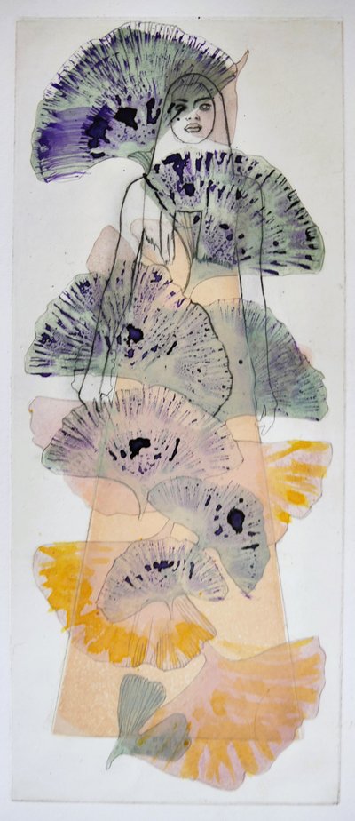 Figura de hoja de ginkgo de Doris Schmitz
