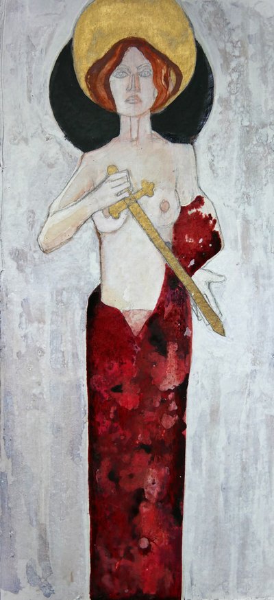 Diosa con espada de Doris Schmitz