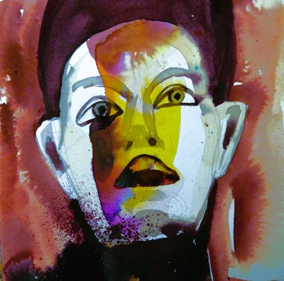 Rostro abstracto e intenso de Doris Schmitz