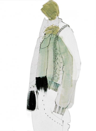 Ilustración de moda minimalista de Doris Schmitz