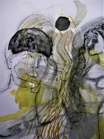 Figuras abstractas pensativas de Doris Schmitz