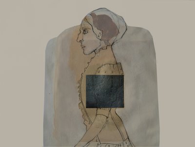 Perfil de una mujer pensativa de Doris Schmitz