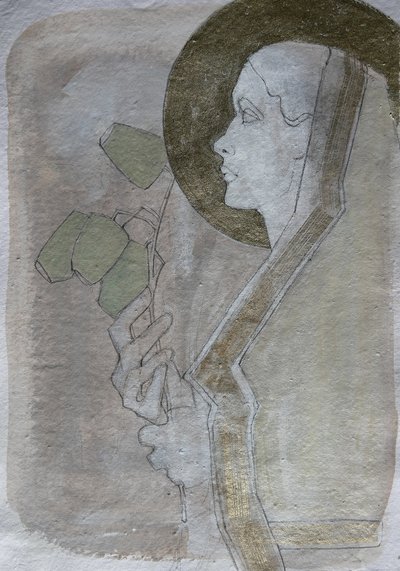 Perfil Serene con aureola dorada de Doris Schmitz
