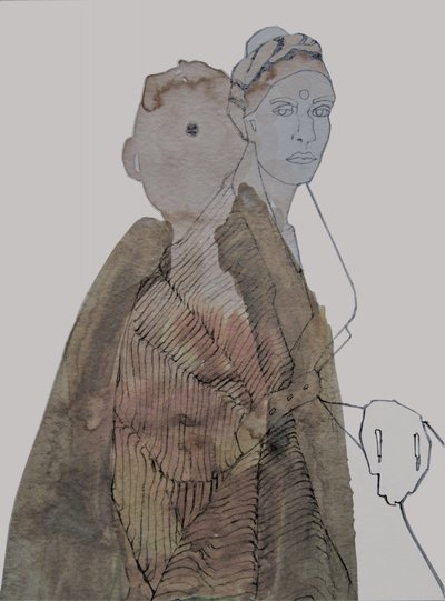 Retrato de una mujer serena de Doris Schmitz