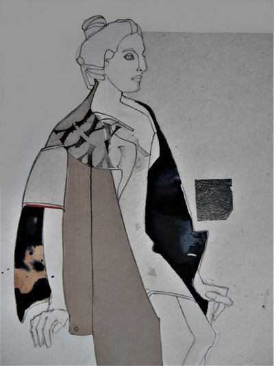 Retrato estilizado de una mujer de Doris Schmitz