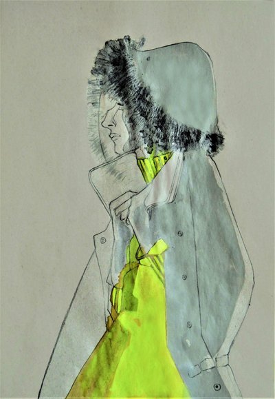Moda con capucha llena de colorido de Doris Schmitz