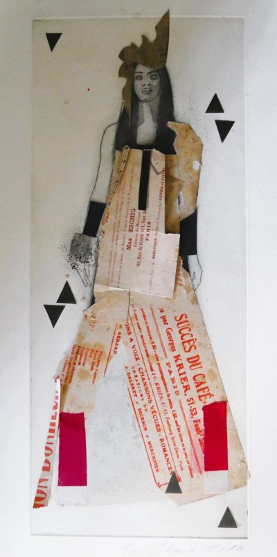 Collage de moda vintage de Doris Schmitz