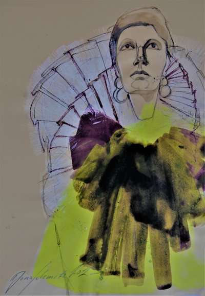 Retrato de moda lleno de vida de Doris Schmitz