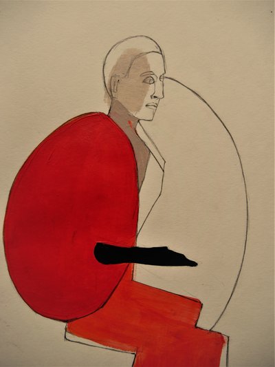 La mujer de rojo de Doris Schmitz