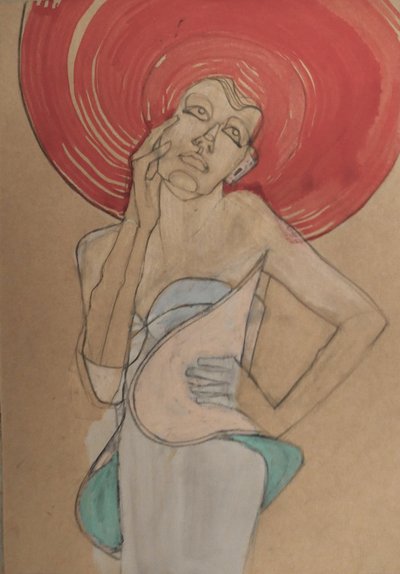 La mujer del sombrero rojo de Doris Schmitz