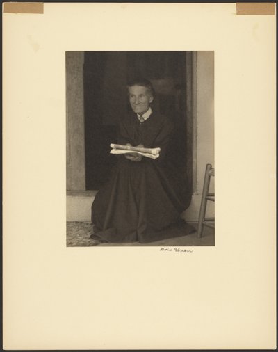 Hermana Sarah, Shaker Settlement, Mt. Lebanon, Nueva York de Doris Ulmann