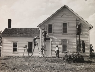 Granja familiar, Nebraska de Dorothea Lange