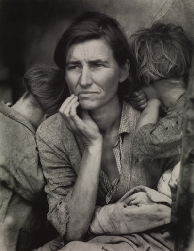 Madre migrante, Nipomo, CA de Dorothea Lange