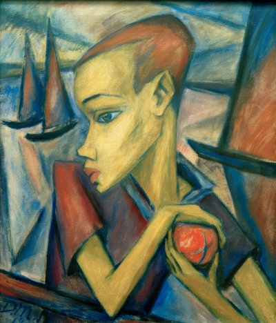 Niño con pelota roja de Dorothea Mätzel Johannsen