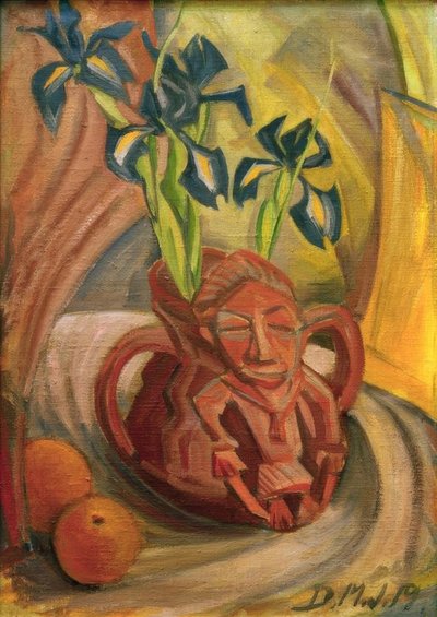Lirios y vaso ritual de Dorothea Mätzel Johannsen