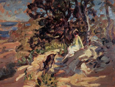 Descansando (óleo sobre lienzo) de Dorothea Sharp