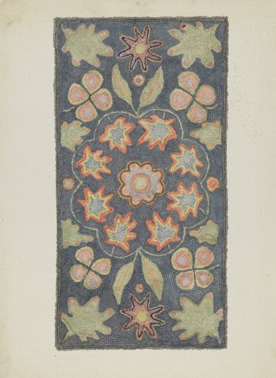 Alfombra enganchada de Dorothy Lacey