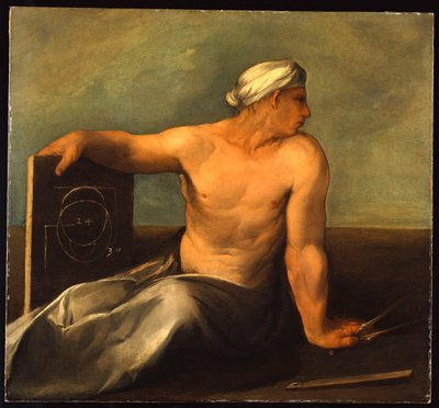 Una personificación de la geometría de Dosso Dossi