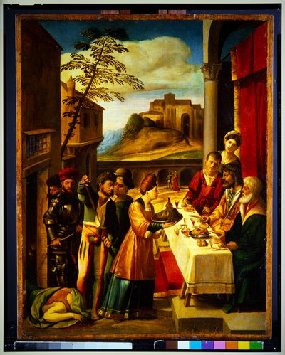 Salomé con la cabeza de Juan el Bautista (panel) de Dosso Dossi