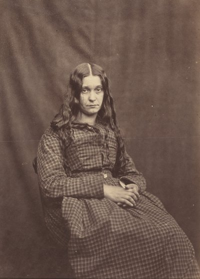 Mujer, Asilo del Condado de Surrey, c. 1855 de Dr Hugh Welch Diamond